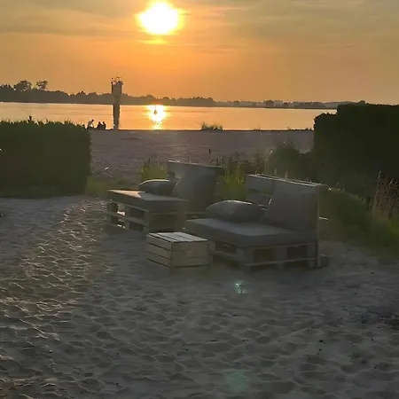 公寓 Zum Weserstrand Sandstedt